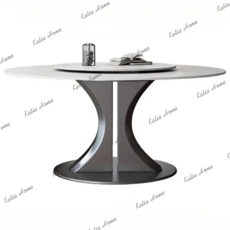 LSHeat Resistant Dining Tables With Chairs Design Modern Round Dining Tables Small Home Restaurant Meuble De Cuisine Furniture