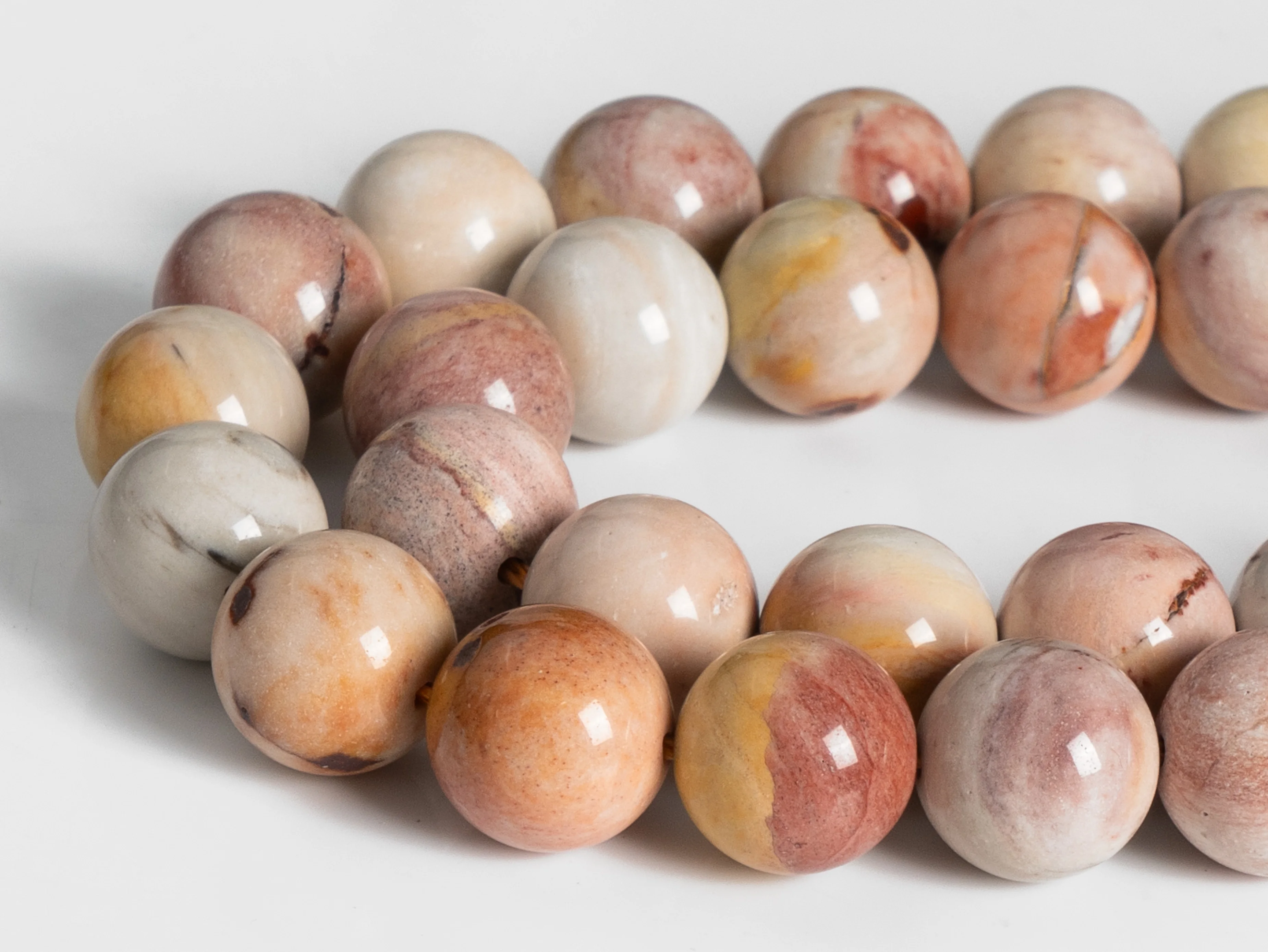 6/8/10/12MM Multicolor African Agate Beads Grade AAA Natural Gemstone Full Strand Round Loose Beads 15.5\