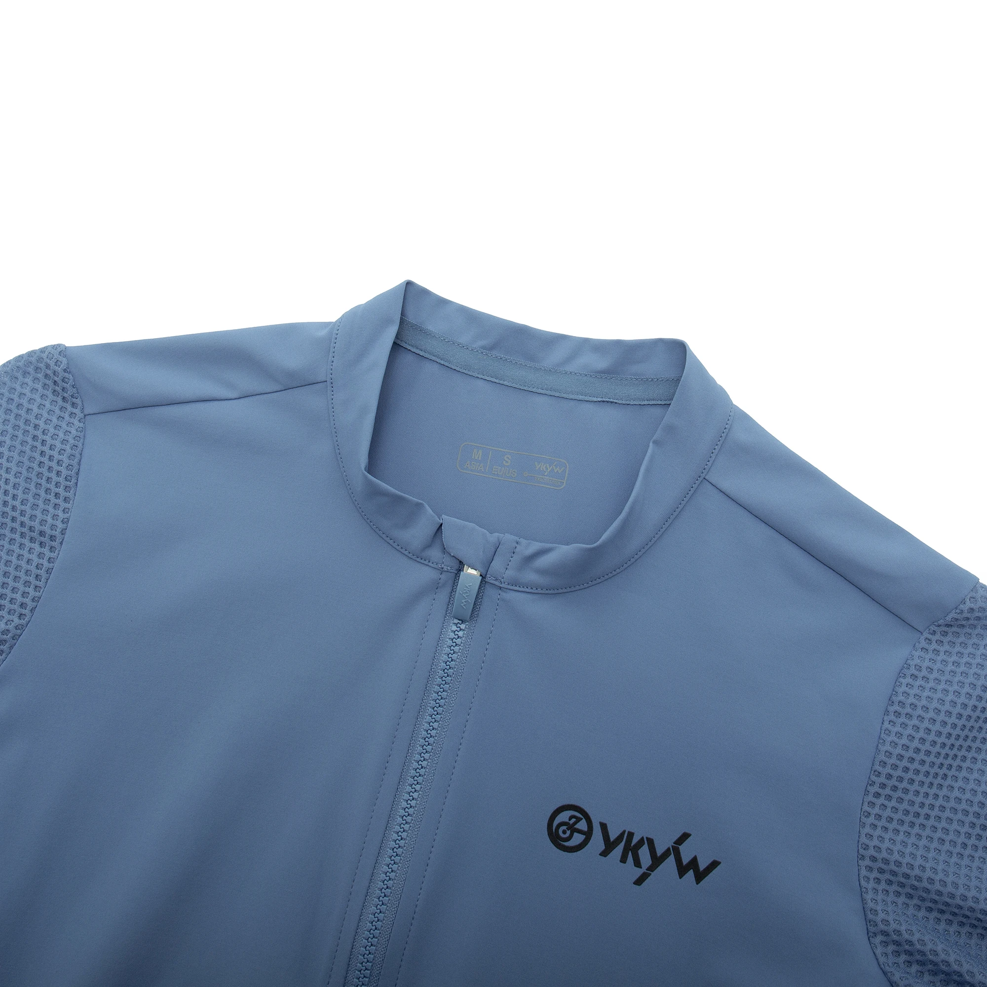 YKYWBIKE Damen Pro Team Radsport-Set Frühling Sommer SPF50+ Trikot 6H Ausdauer Gepolsterte Trägerhose Rennrad MTB Radsport-Outfit – Detail 8