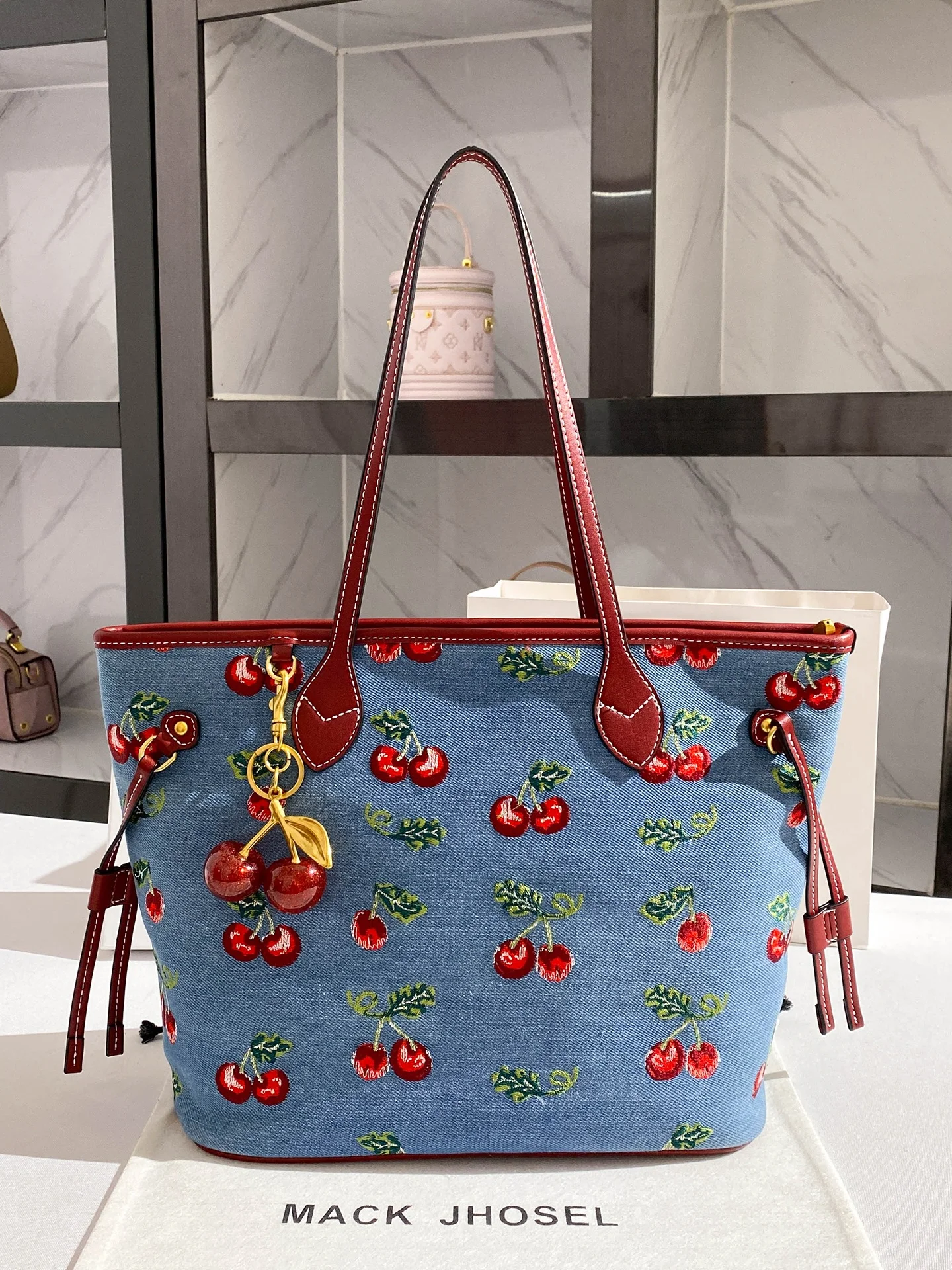 

MaJhosel повседневная парусиновая большая сумка женская большая джинсовая сумка с принтом Capaci осень-зима новая пригородная сумка из мягкой кожи