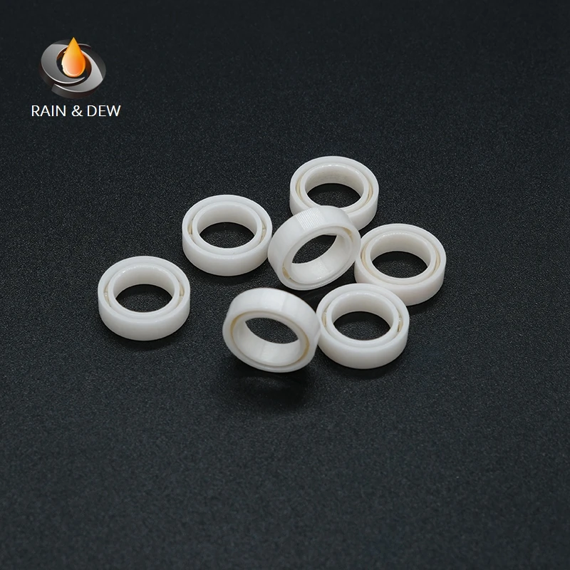 5PCS MR128 CE 8X12X3.5 mm Full Ceramic Bearing ABEC-9 Full Zro2 Ceramic Zirconia Bearing for Fishing Reel