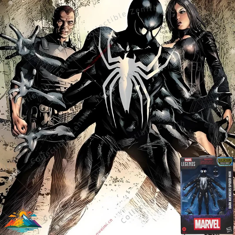 

Hasbro Marvel Legends Series Dark Avengers Spider-Man (EXECUTIONER) 6-Inch-Scale Nice Collectible Anime Action Figure Model Toys