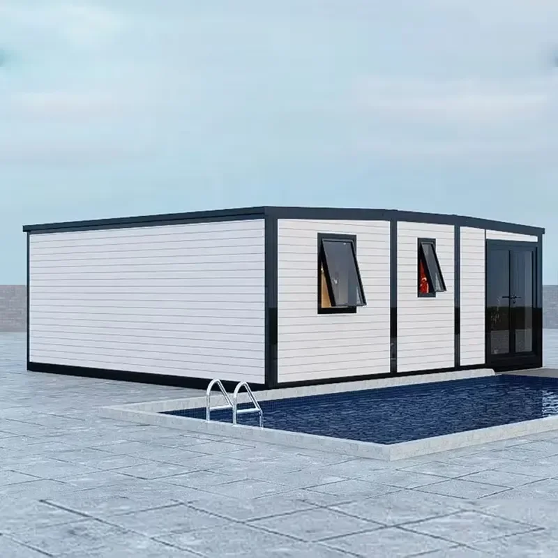 Folding Easy Assembly Detachable Mobile House Outdoor Temporary Container House 2 Bedrooms 1 Bathroom