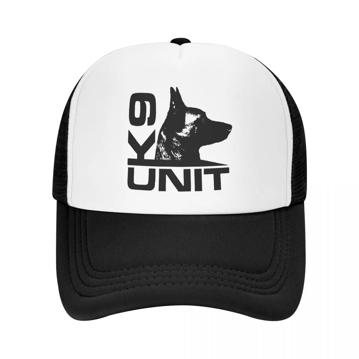 Men Women K9 Unit Police Dog Trucker Cap Fashion Mesh Baseball Cap Snapback Caps K-9 Unit Dad Hat Sun Caps Sun Hats Summer