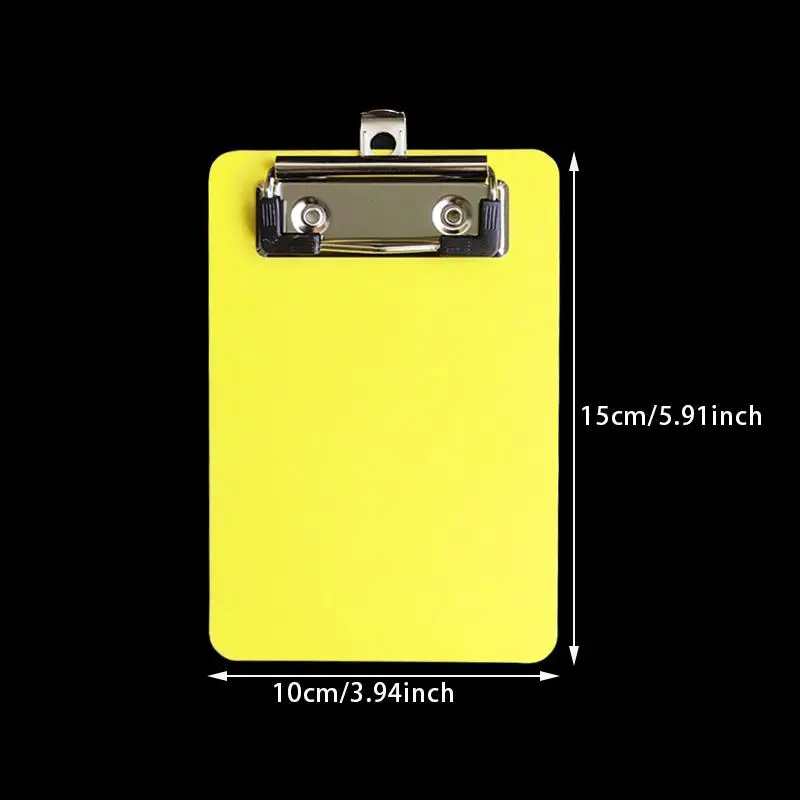 Portable Multi-Function Clipboard Organizer Hangable Mini Plastic Note Holder for Home Office School