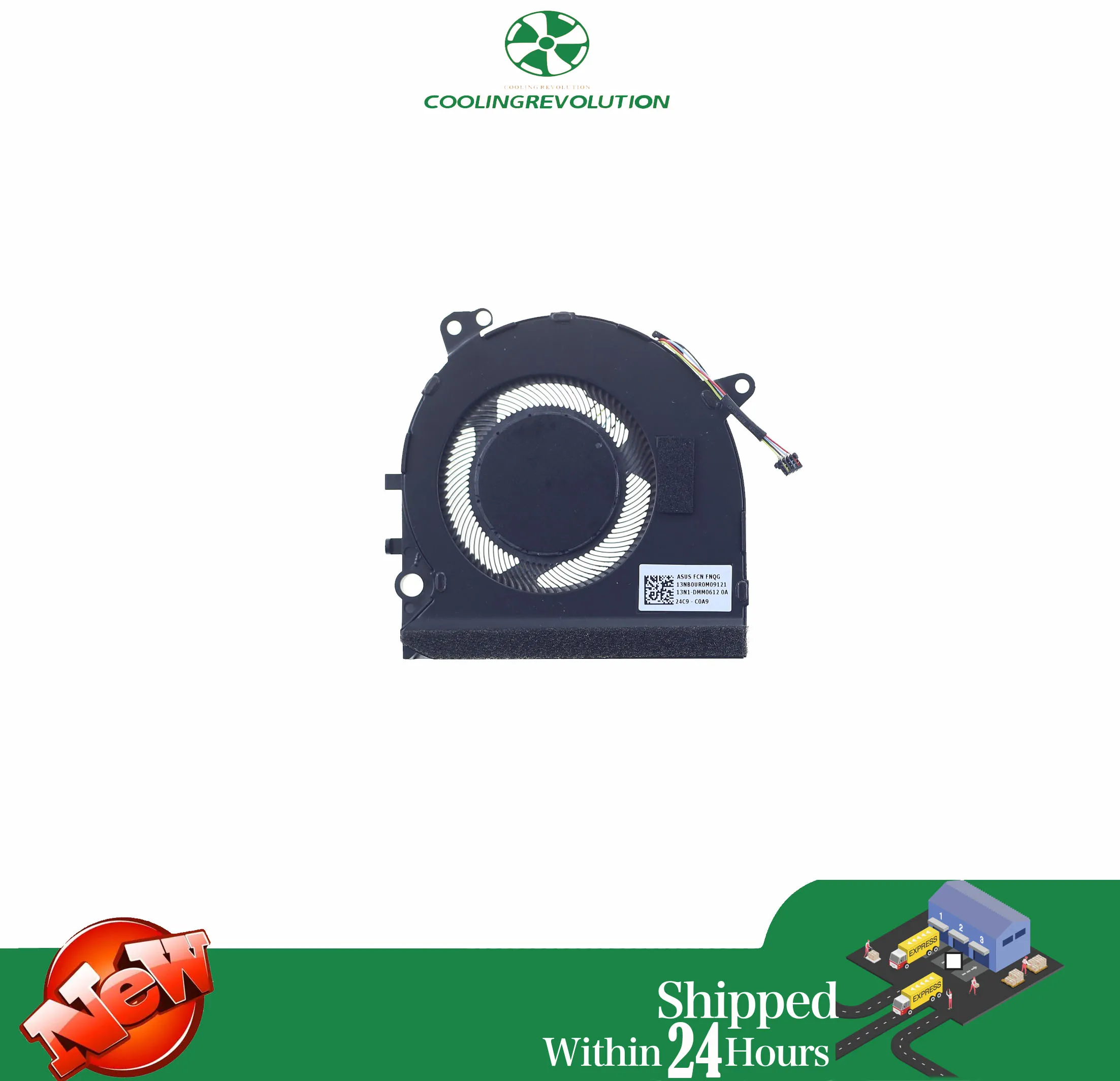 Laptop CPU Cooling Fan For ASUS Zenbook 14X Flip OLED UX5401EA UM5401QA UP5401ZA UN5401QAB 13NB0UR0M09121