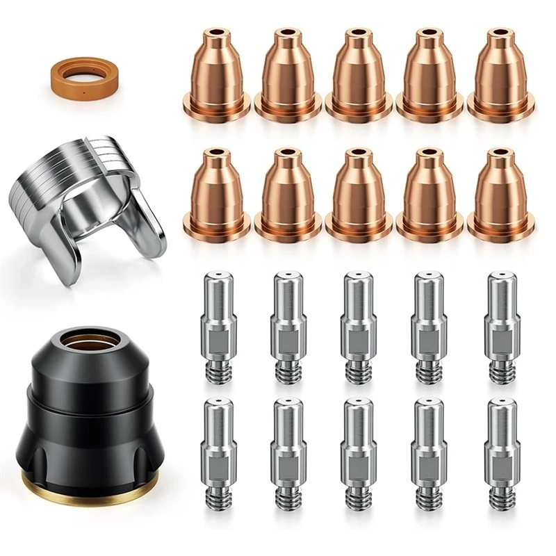 [NEW!A47U】 IPT60 Plasma Gouging Nozzle Consumables For Plasma Cutter Compatible With CUT60 NON- & CUT55 MP 23 Pcs