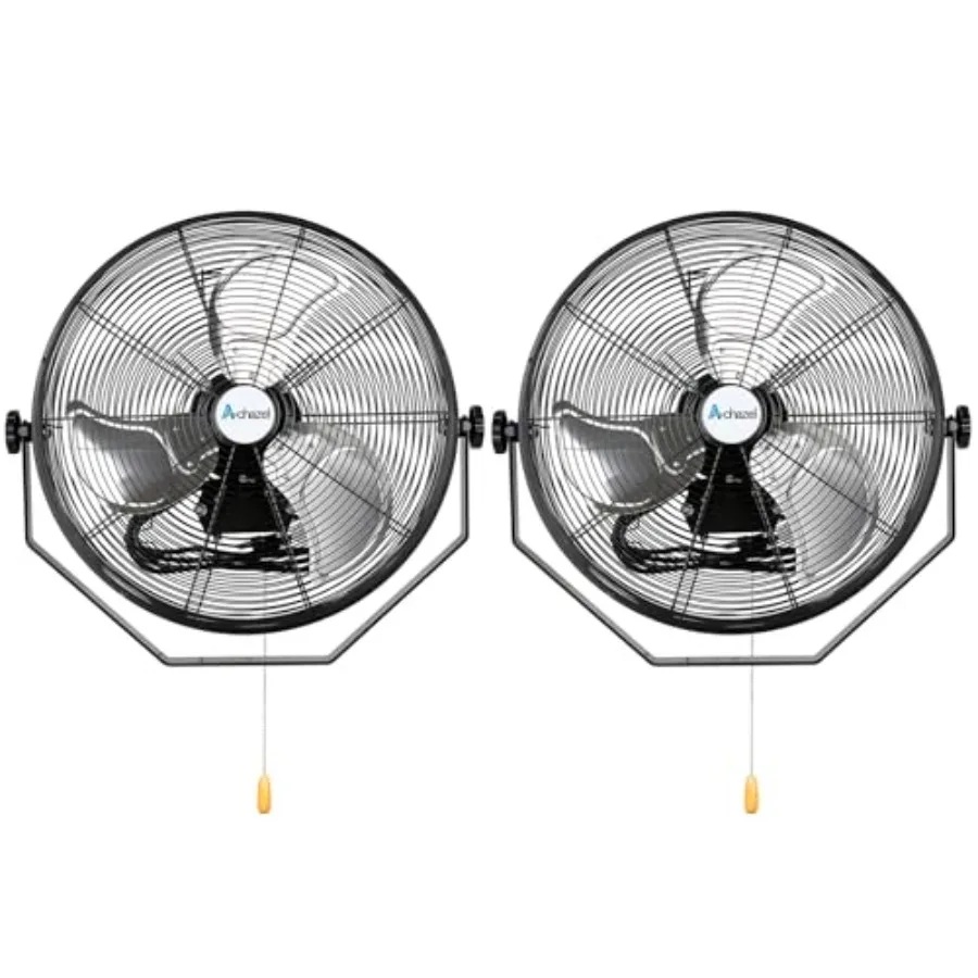 

18-дюймовый промышленный настенный вентилятор 4300 CFM, высокоскоростной, с полностью закрытым двигателем, 3 скорости, сверхмощный, металлический, для тяжелых условий эксплуатации