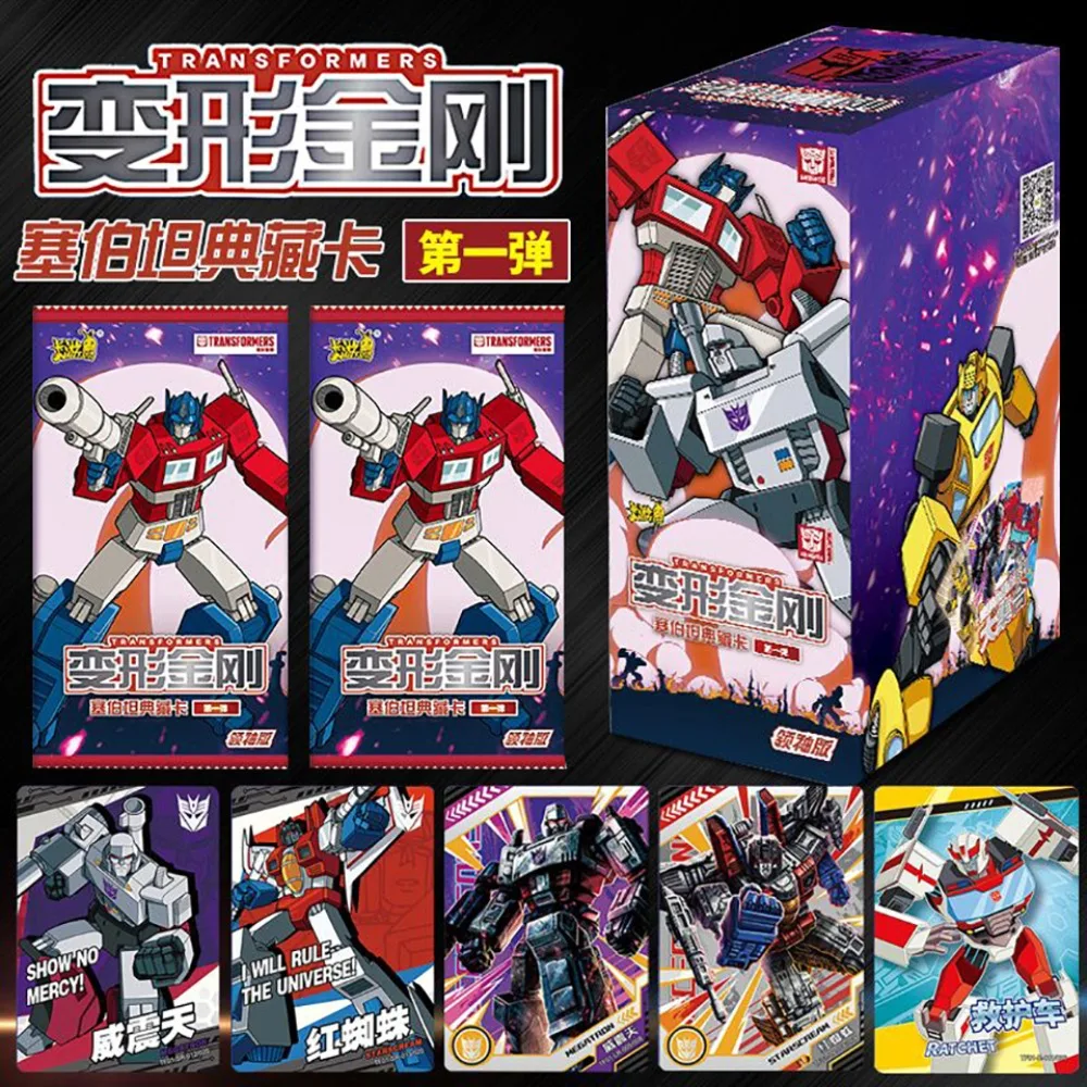 Kyou Genuine Transformers Collection Cards for Children Cybertron Autobots Bumblebee Multiple type Cards Toy Anniversary Gifts