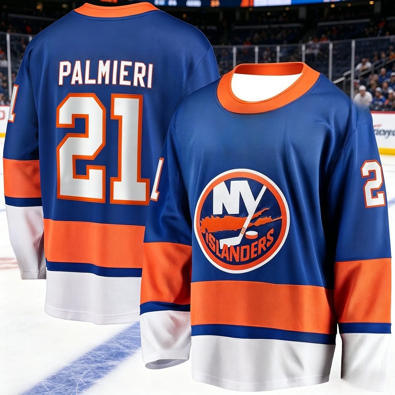 Kinder-T-Shirt, Damen-T-Shirt, Jungen-Top, Erwachsene, Kinder, Eltern-Kind, schnell trocknend, Herren-Langarm-T-Shirt, New York Ice Hockey Premium Sport – Detail 17