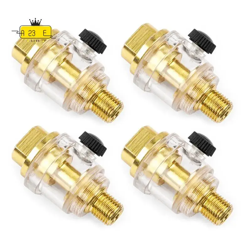 A23E-Air Tool Oil Lubricator Oiler Compressors Pipe Automatic Lubrication Self-Contained Oil Dispenser,
