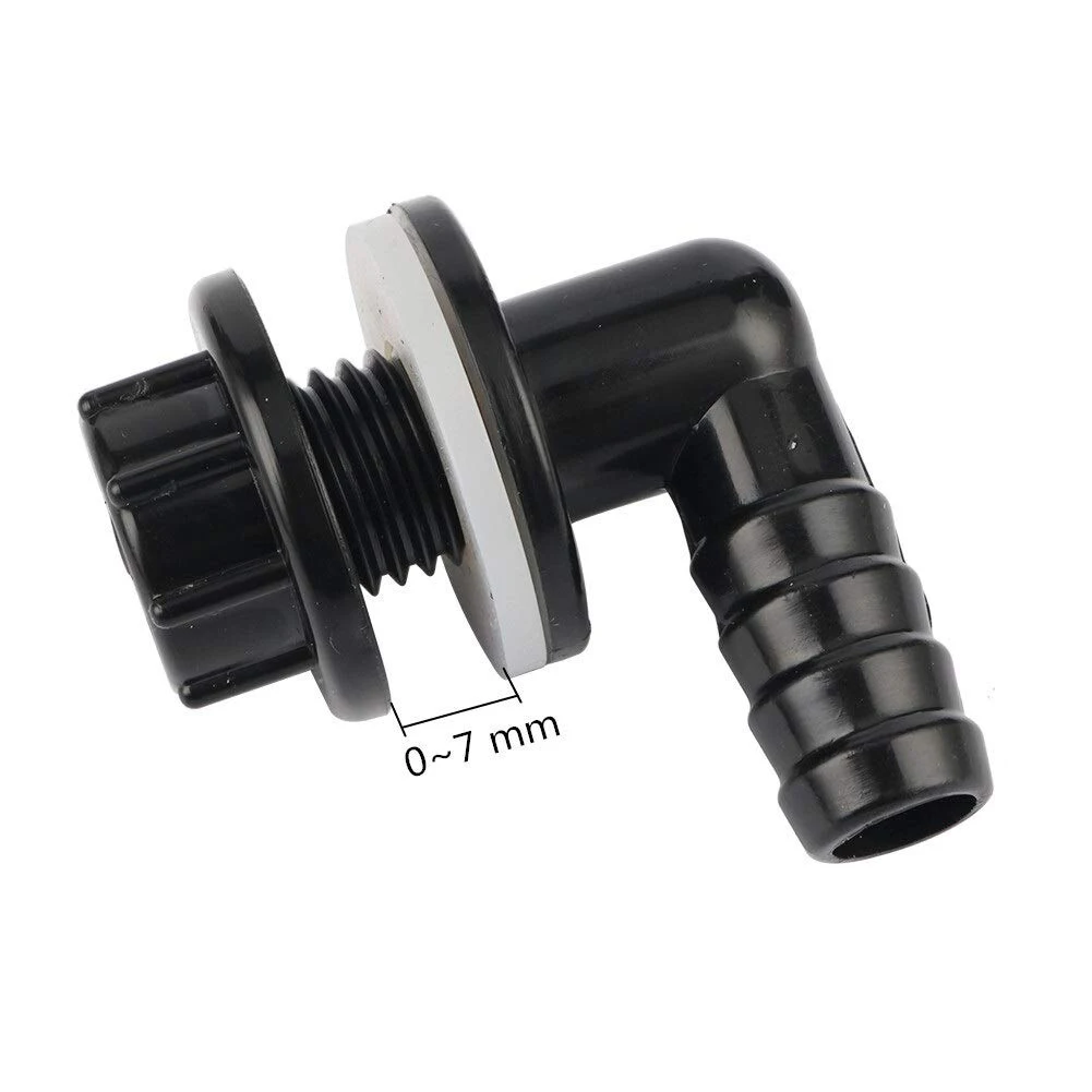 Złącze kolankowe 3/8" do 14 mm Dysza węża do zbiornika wody Złącza węża do akwarium Złącza spustowe rur nawadniających zwierzęta wodne