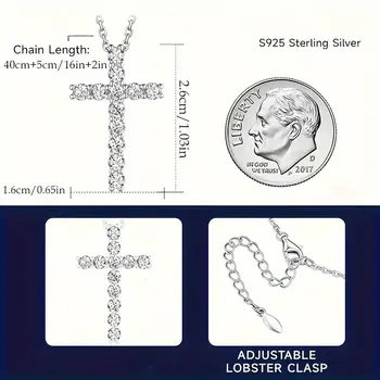 10 最佳銷售 925銀十字項鍊 - №5