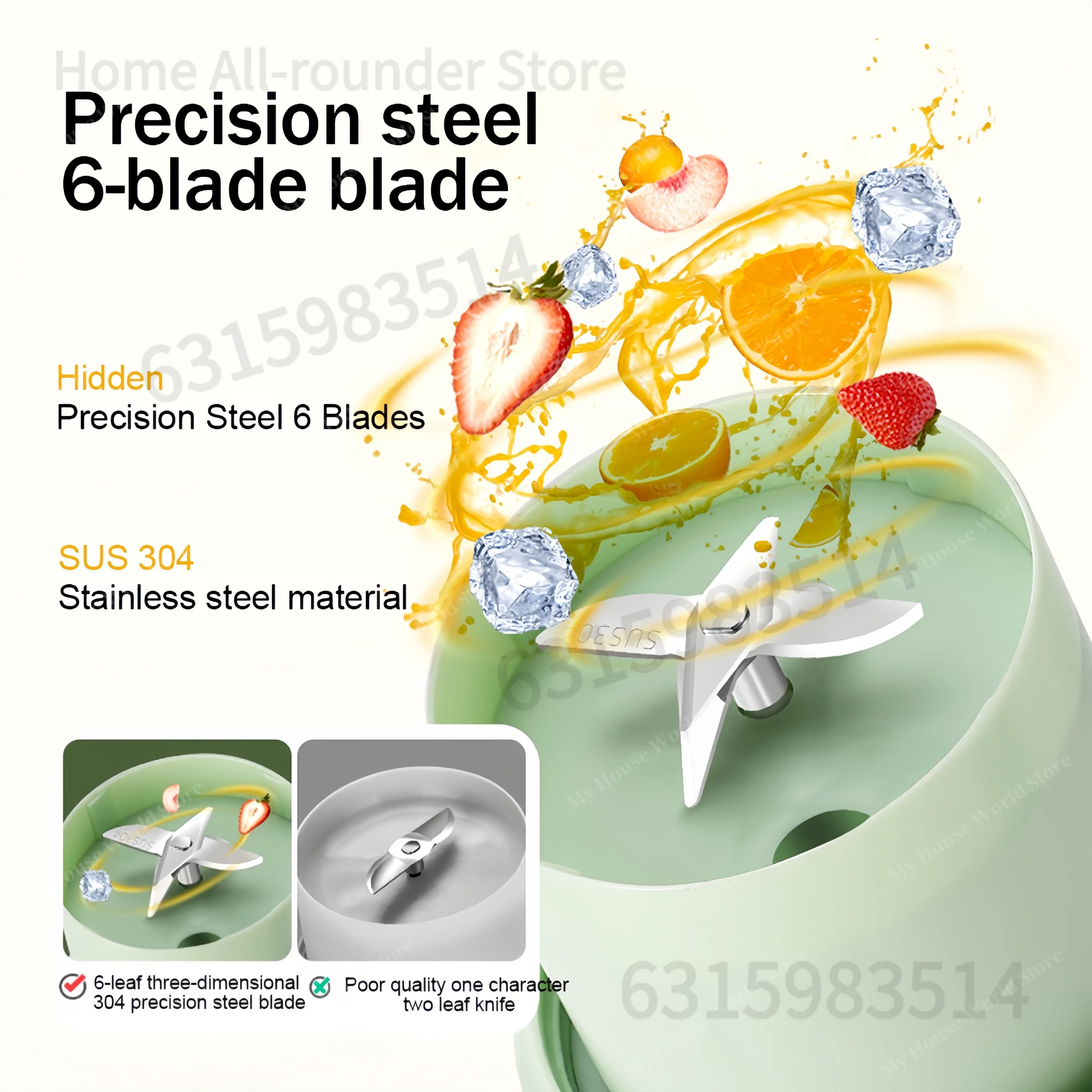 عصارة كهربائية صغيرة محمولة، خلاطات فواكه، مستخلصات فواكه، ماكينة صنع العصير متعددة الوظائف، خلاط عصائر