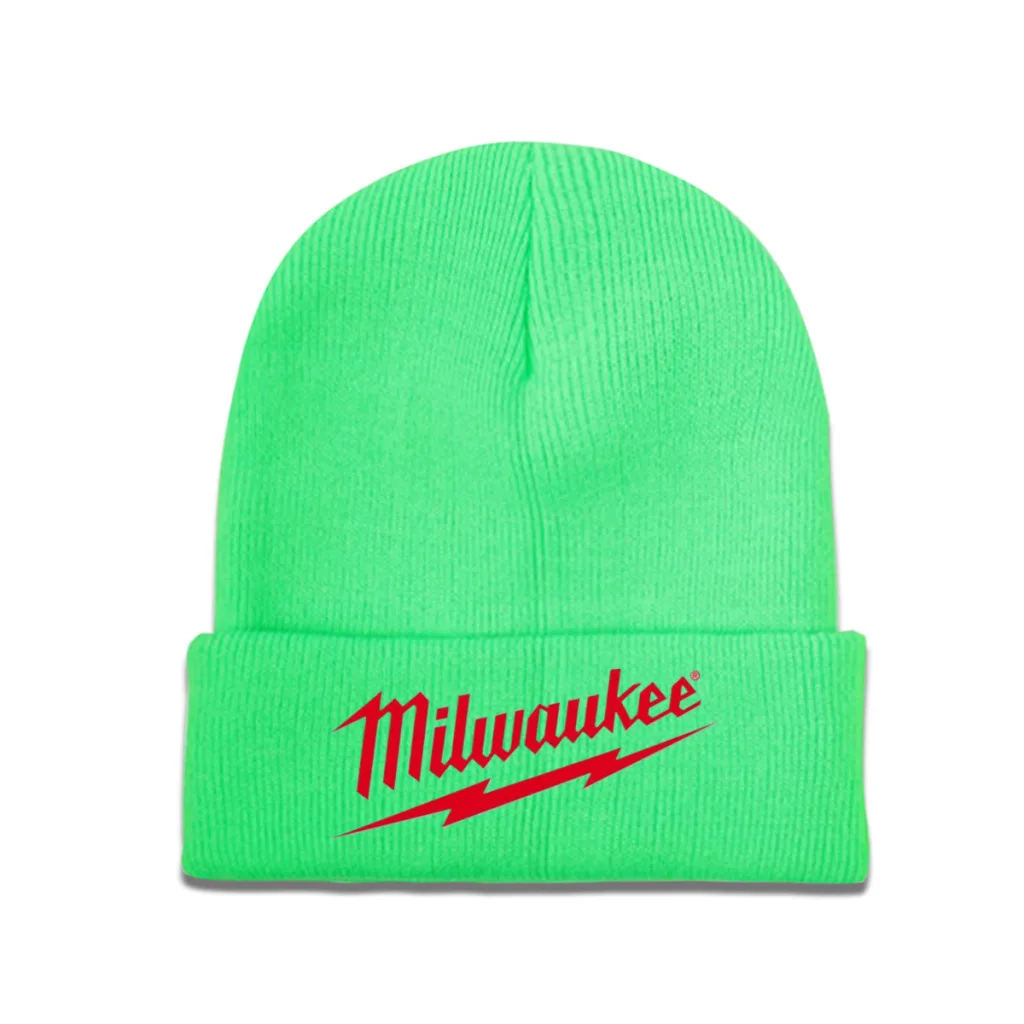 Popular W-milwaukeed Logo 1pc Winter New Men\'s Knitted Hat Fashion Versatile Women\'s Outdoor Sports Leisure Warm Hat Thick Hat