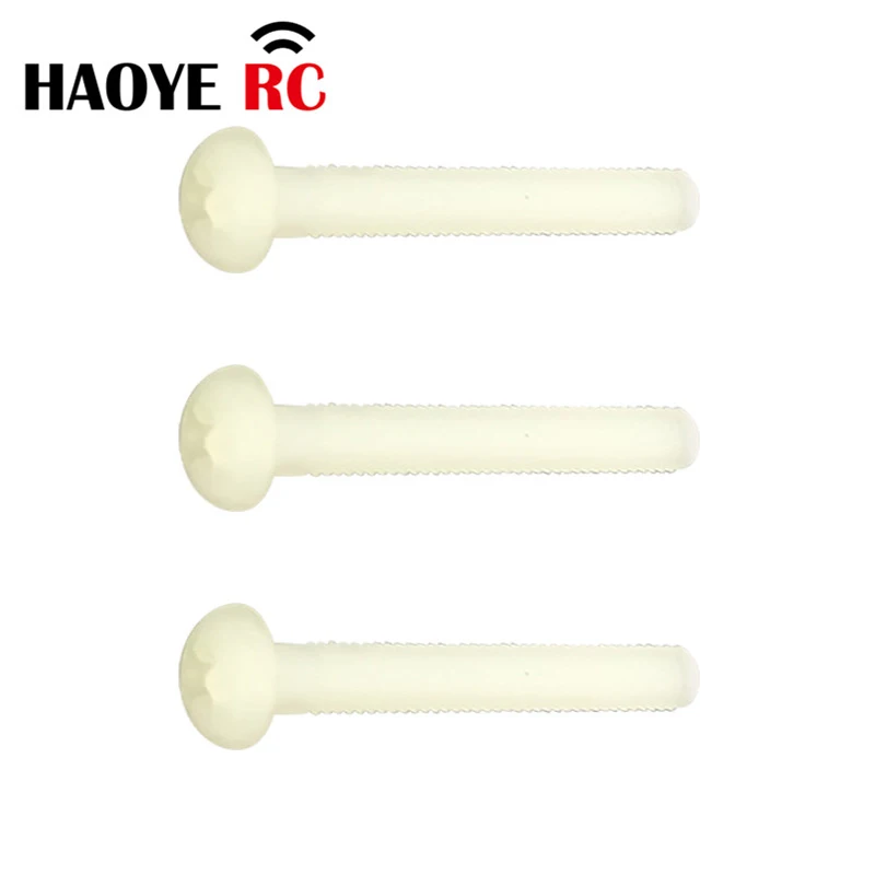 Haoye 10pcs m4 metrisches Gewinde Nylon Kunststoff Kreuz Rund kopfs ch raube Schraube Gewinde länge 26mm für RC Flugzeug Ersatz
