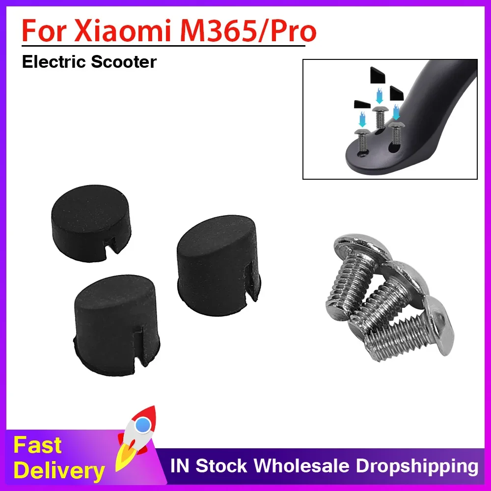 Rear Back Fender Mudguard Screws Rubber Cap for Xiaomi Mijia M365 Electric Scooter Screw Plug Cover Silicone Cover