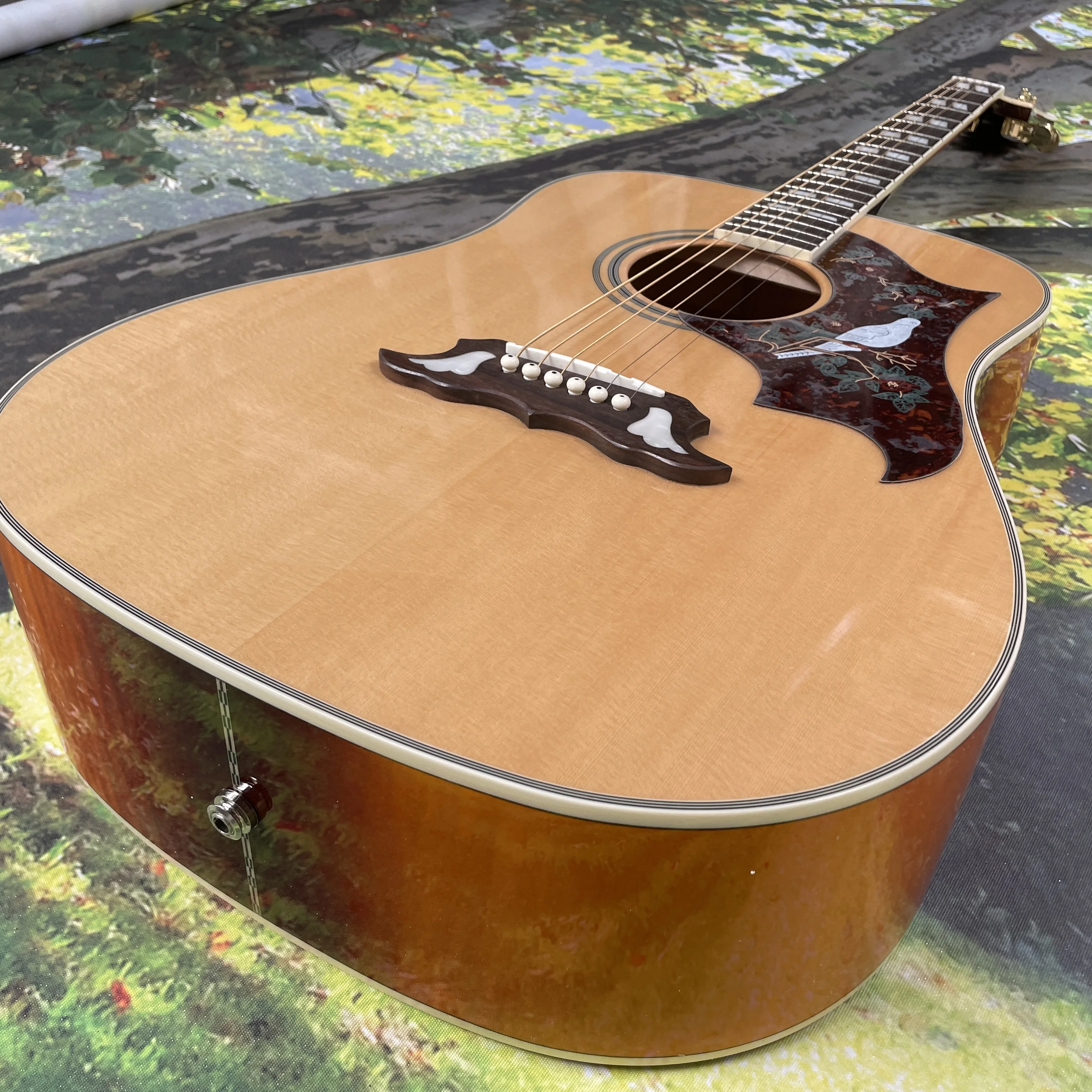 الطائر الطنان حمامة الأصلي الشعبية ستوديو الغيتار الصوتية 301 الغيتار الكهربائي #2