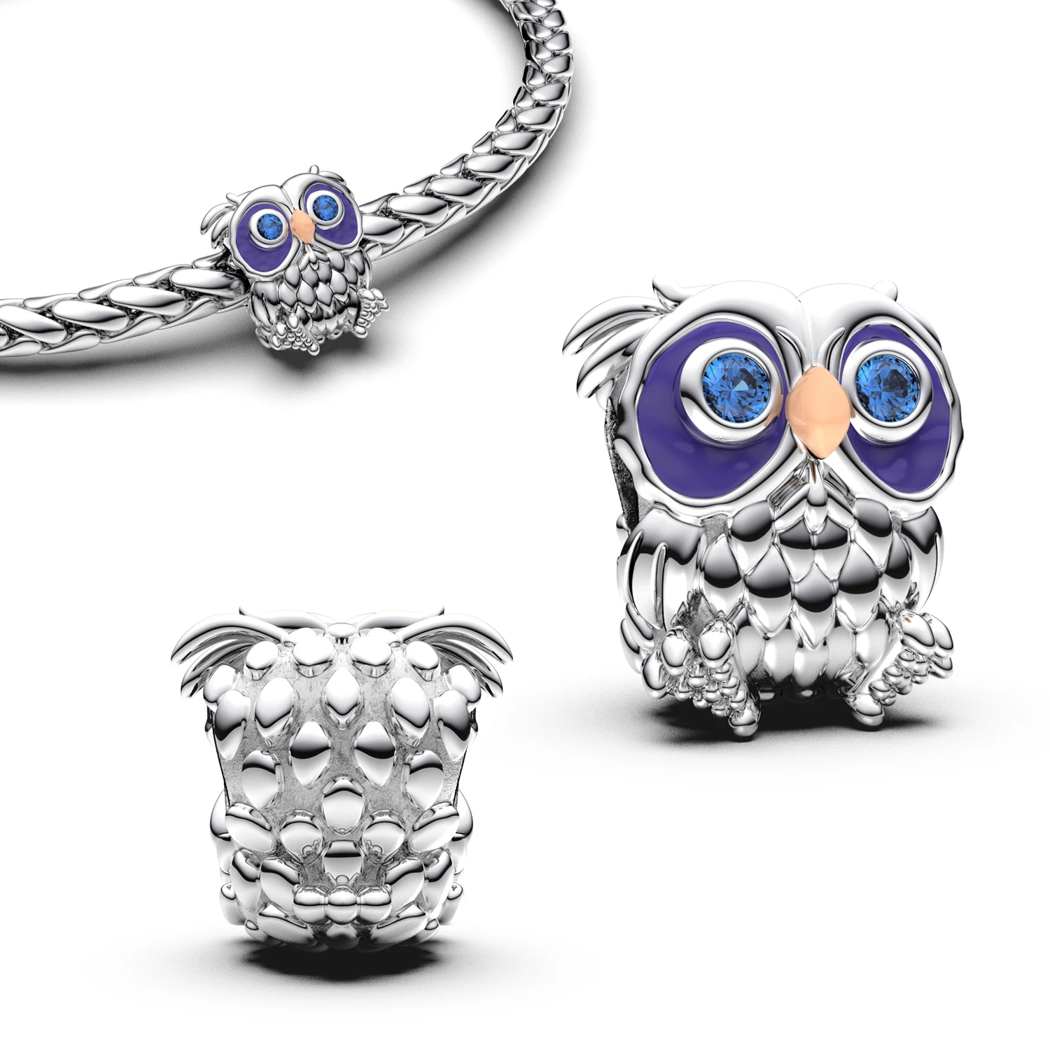 

Pendant High Quality Fine Jewelry Original 925 Sterling Silver Hoops Bracelet Pendants Original Silver Beads Making Bracelet Fit