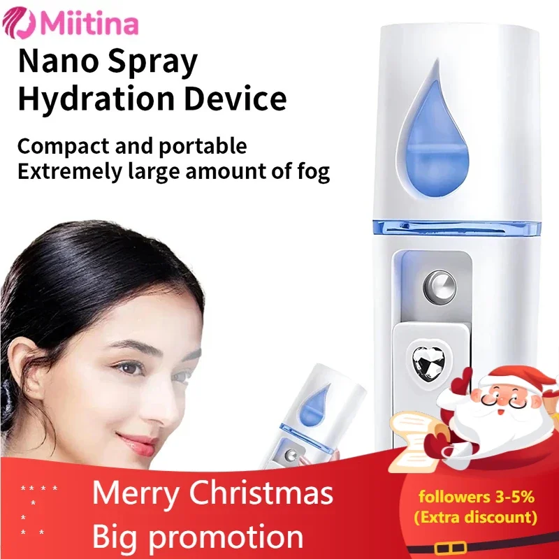 H7 Bracket Hydration Device Oxygen Injection Device Atomization Humidifier Handheld Oxygen Injection Portable Facial Beauty Spa