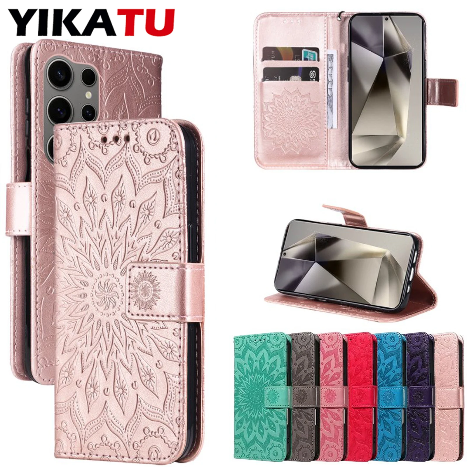 

Wallet Leather Case For Samsung Galaxy A36 A35 A34 A33 A56 A55 A54 A53 A52 A51 A50 A41 A40 5G A32 4G A30 A91 A81 A73 A72 A71 A70
