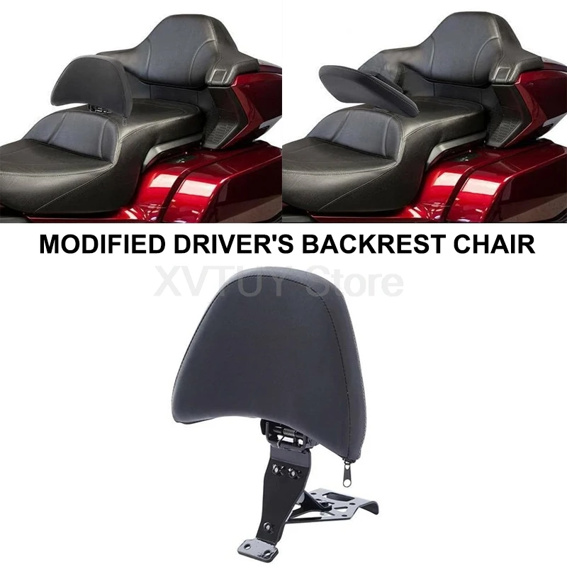 Motorcycle Driver Rider Backrest for Honda Goldwing 1800 GL 2018-2023 Front Rider Middle Backrest Pad Moto Modified Accessories