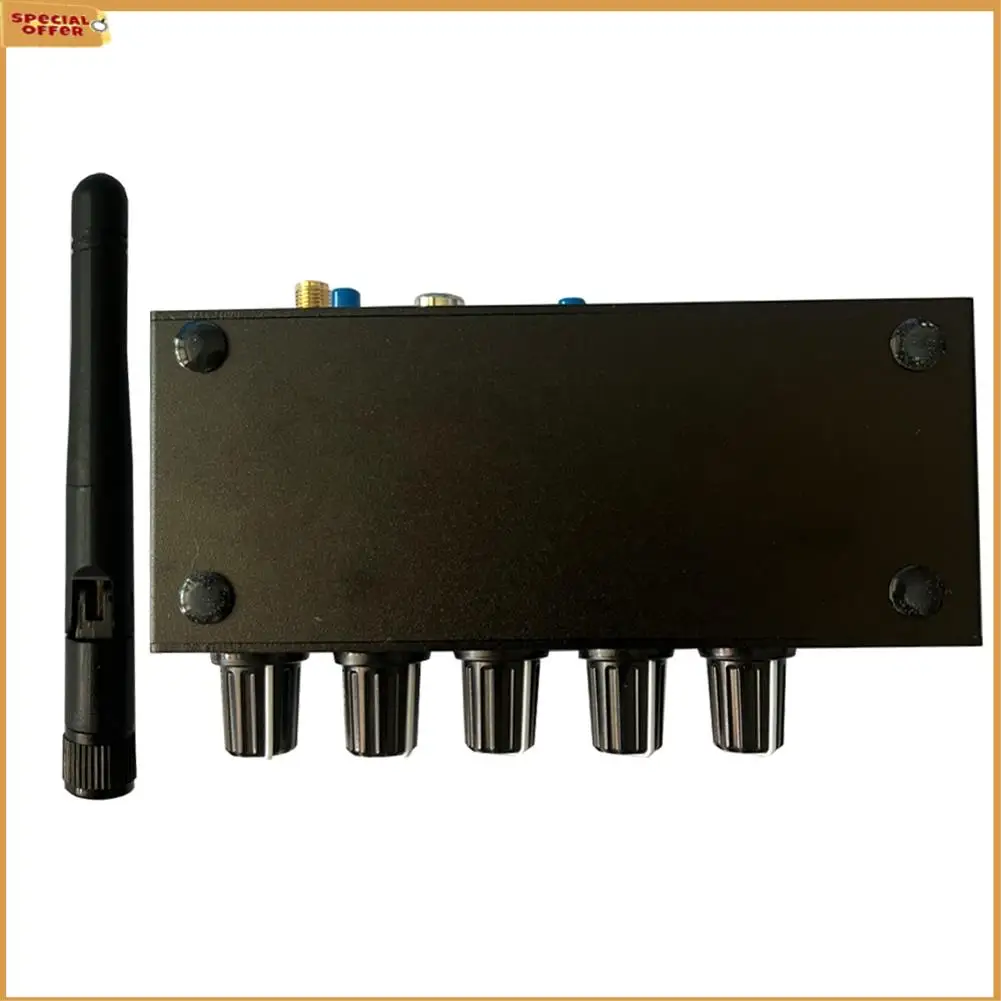 A69Z MK-88 Bluetooth Coaxial Decoder Stereo Preamplifier Audio Amplifier Mixing Board With DC 12V Power-Adapter US Plug
