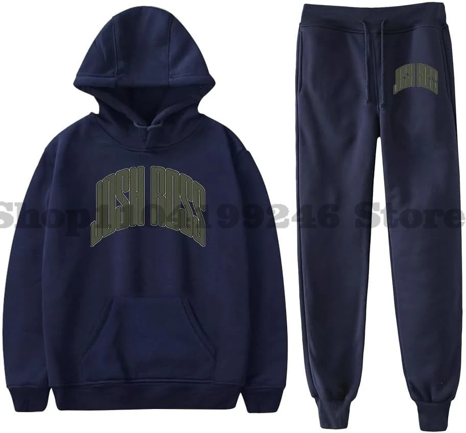 JOSH ROSS Hoodies Merch Men/Women Jogger Pants Two Piece Set Sweatshirts+Sweatpants