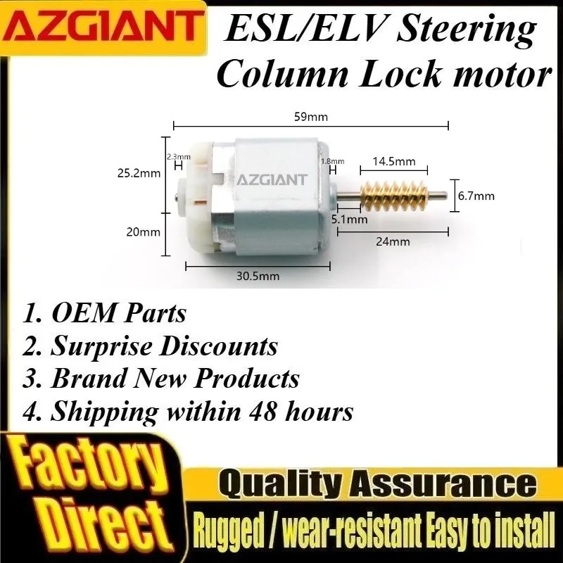 AZGIANT Car Steering Lock Actuator 12V FC-280 Low Noise Quiet Operation Auto Interior Accessories for Acura RLX RDX TL