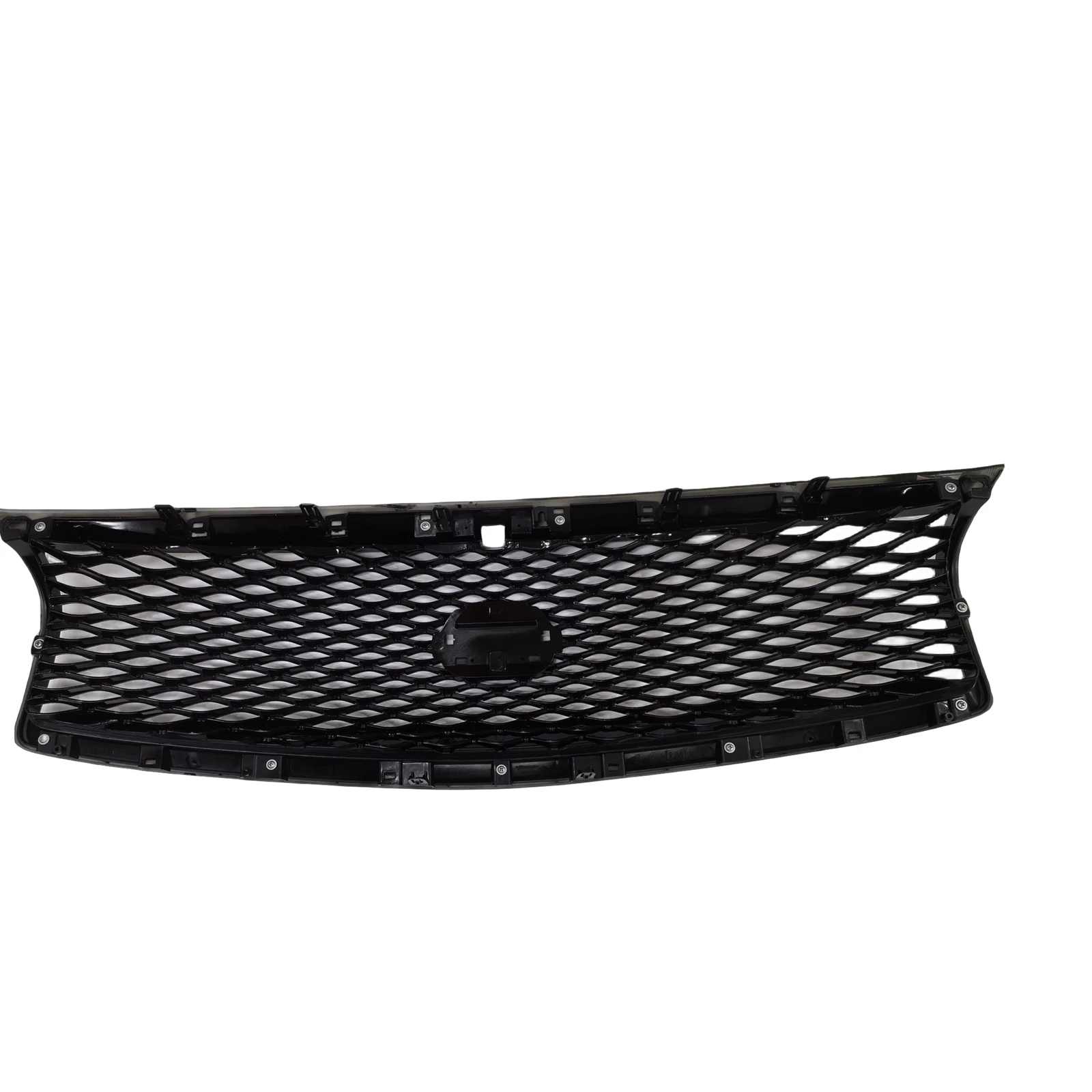 Car Front Grill Grille Upper Bumper Hood Mesh with Camera Hole For Infiniti Q70 Q70L 2015 2016 2017 2018 2019