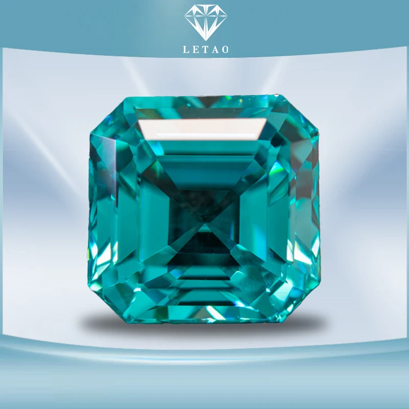 

Лабораторный выросший сапфир Paraiba, очаровательный камень в форме сбора, колье «сделай сам», материалы для изготовления колец с сертификатом AGL