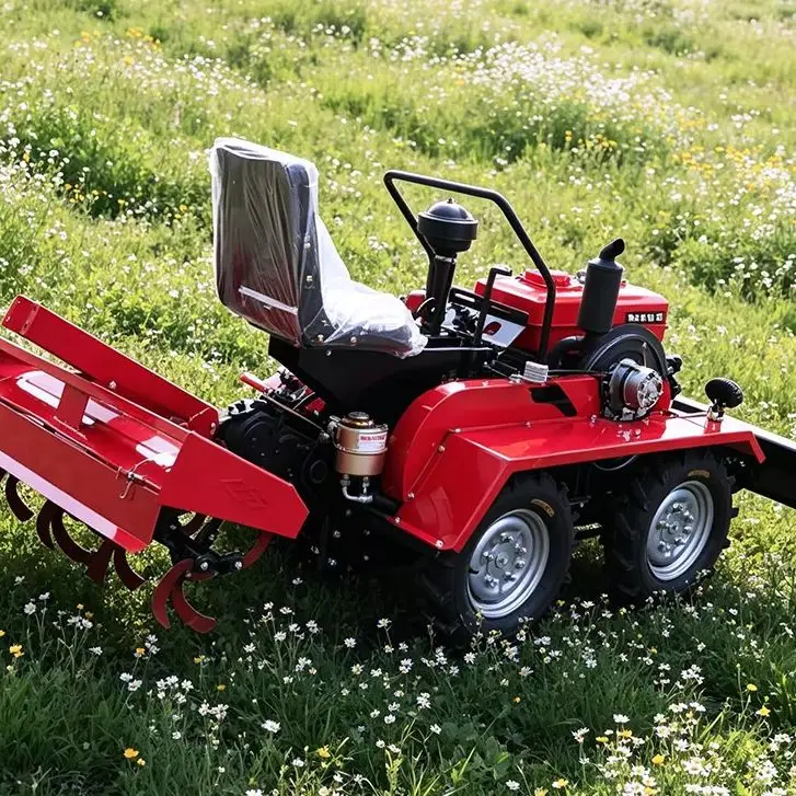 

Customized Orchard & Garden Use Wheel Rotary Tiller, Four Wheel Tractor & Small Micro Tiller