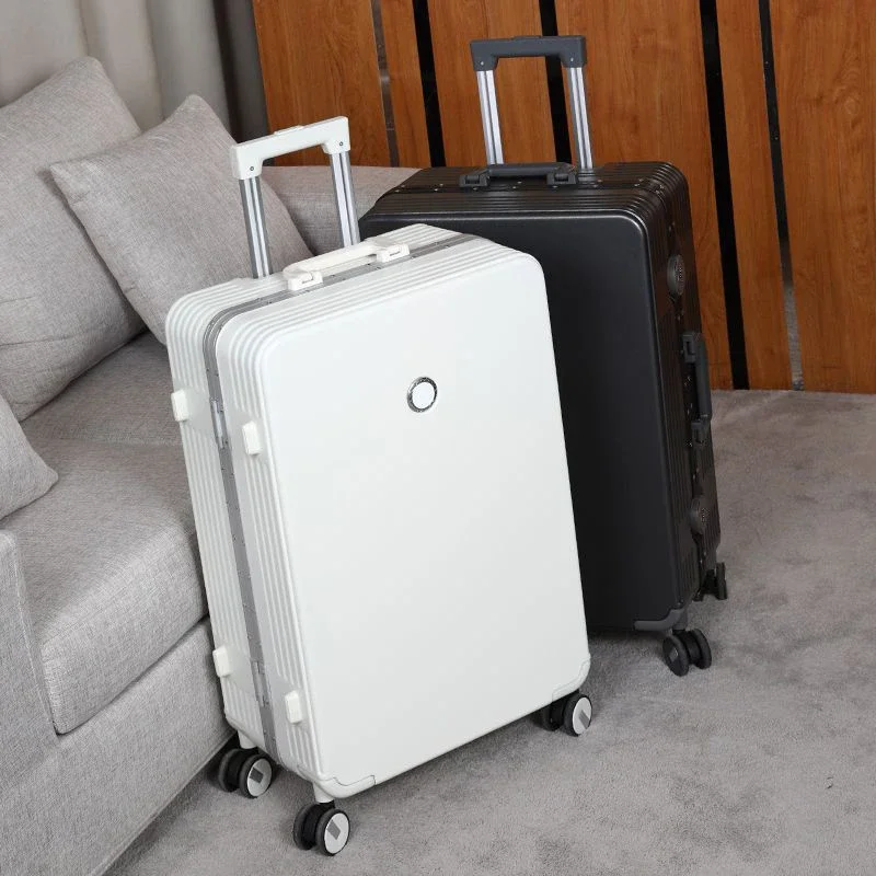 2023 New Super Large Capacity Male and Female Aluminum Frame Luggage Case Student Trolley Password Boarding Travel Suitcase Bag