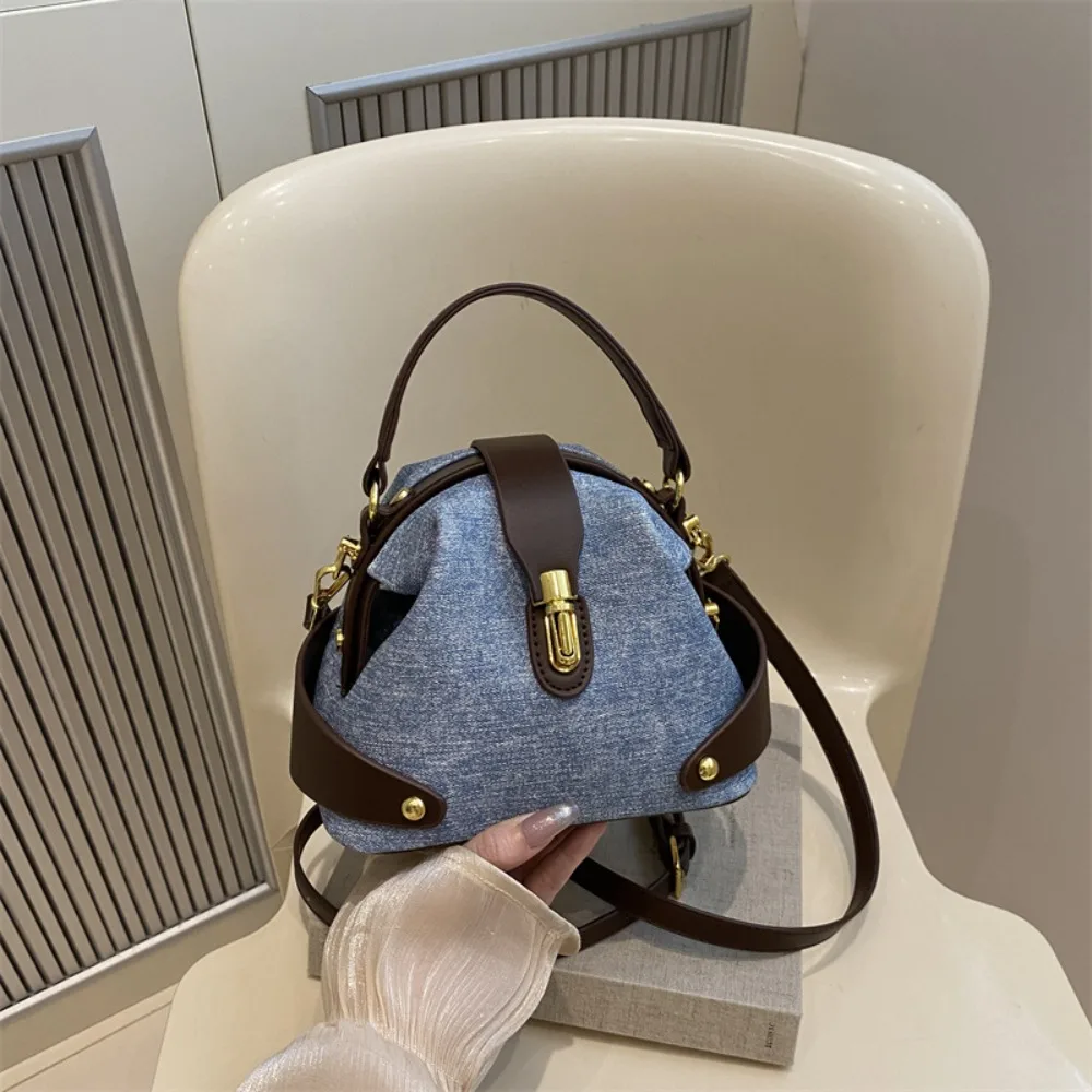 

Fashion Vintage Shoulder Bag Metal Buckle Luxury Leather Messenger Bag Classic Casual​ Crossbody Bag Ladies