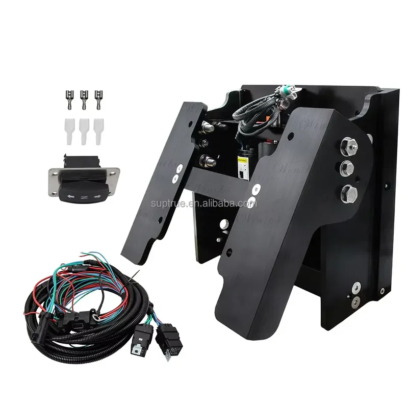 Marine Hydraulic Jack Plate Anodized Nautical Electric Outboard Jack Plates Outboard Engines Trim and Tilt 6 Inch Setback