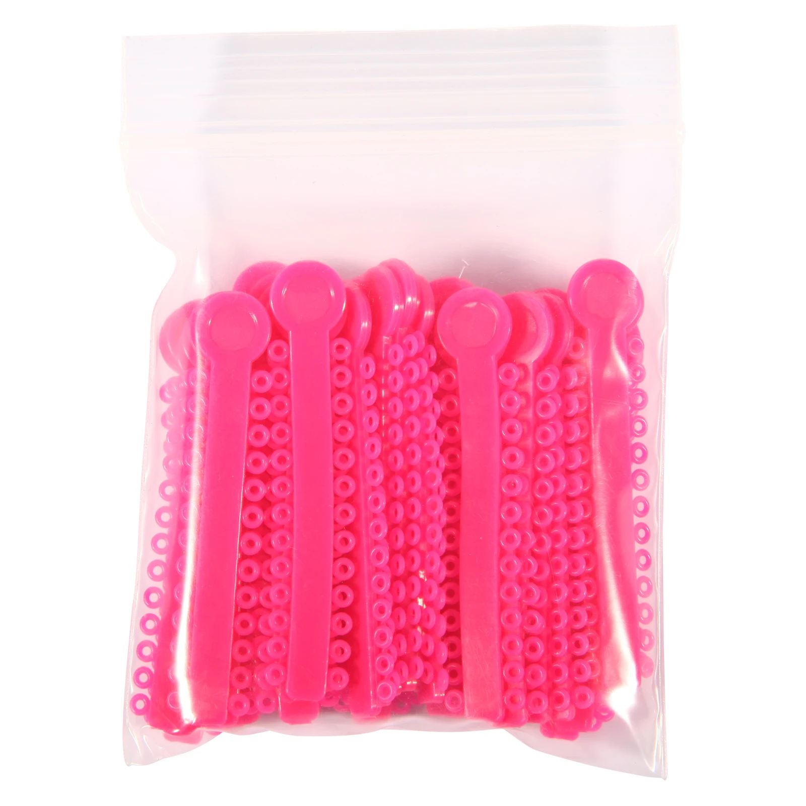 40Sticks / Pack Dental Orthodontic Elastic Ligature Ties for Brackets Braces 2.5*0.48 Colorful Dentist Orthodontics Treatment