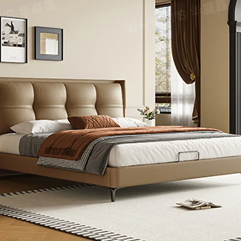 

Nordic Royal Kids Double Bed Drawers High End Headboard Frame Double Bed Girl Sleeping Letti Matrimoniali Bedroom Furniture