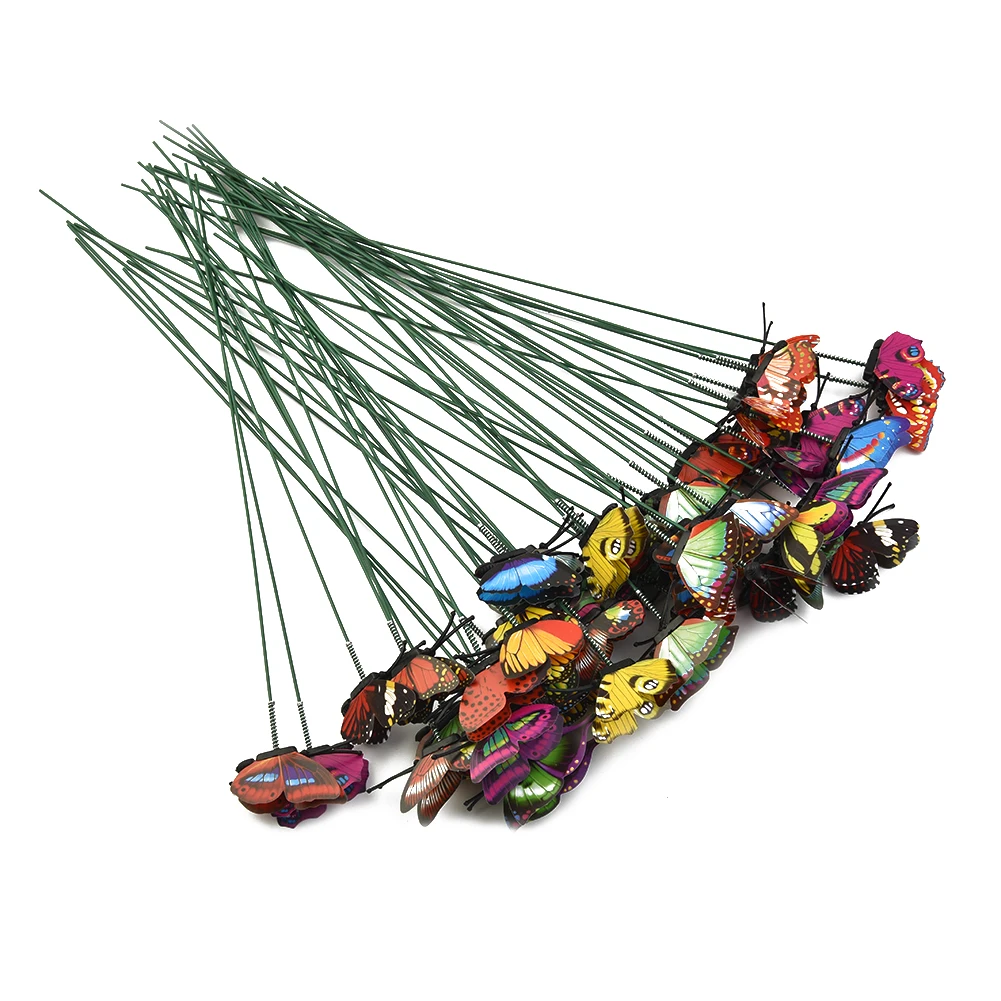 

Стеллажи в виде бабочек для внутреннего окошка 25*4 см художественный Декор цветочный сад уличный горшок водонепроницаемый для улицы