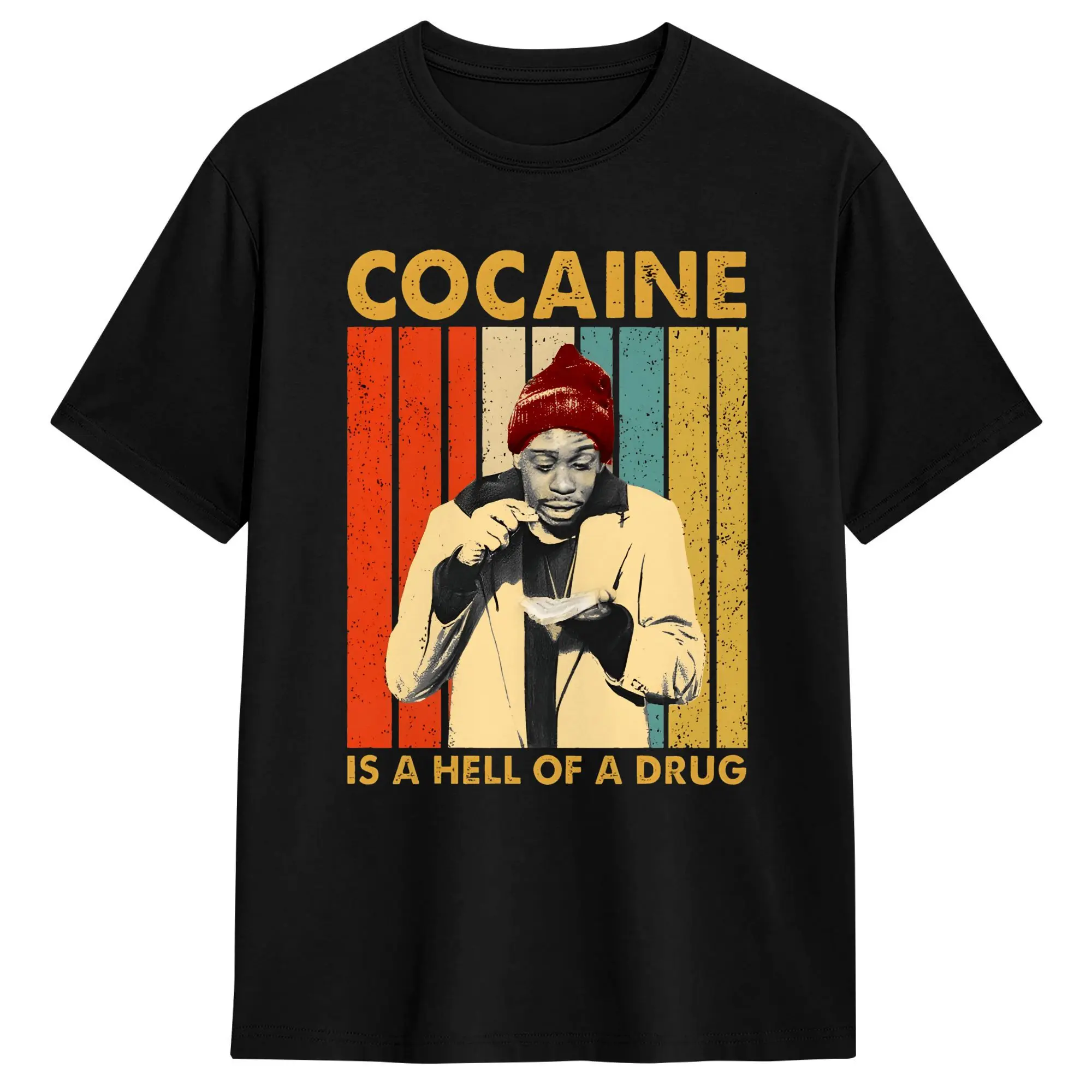Dave chappelle T-Shirt  Hip Hop T Shirts Short-Sleeved Y2K Funny Tshirt Summer 100 Cotton Plus Size 5XL Top Tees