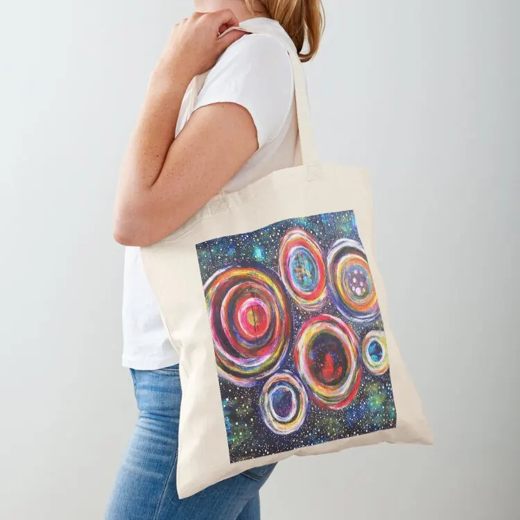 

Vibrant Vortex of Choice: Inner Power Painting Tote Bag foldable reusable bag Custom bag cloth woman Cloth