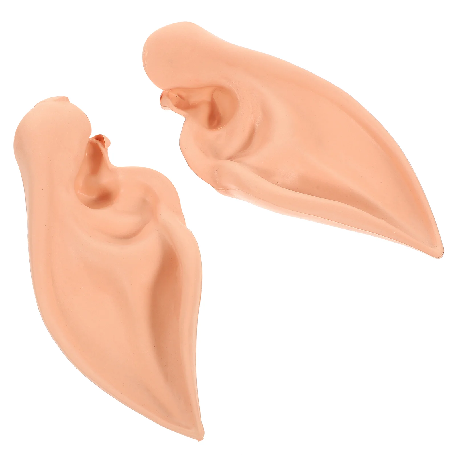 

Skin Tone Fairy Ears Halloween Cosplay Masquerade Party Props Comfortable Material Fits Most Skin Types Eye Catching Look