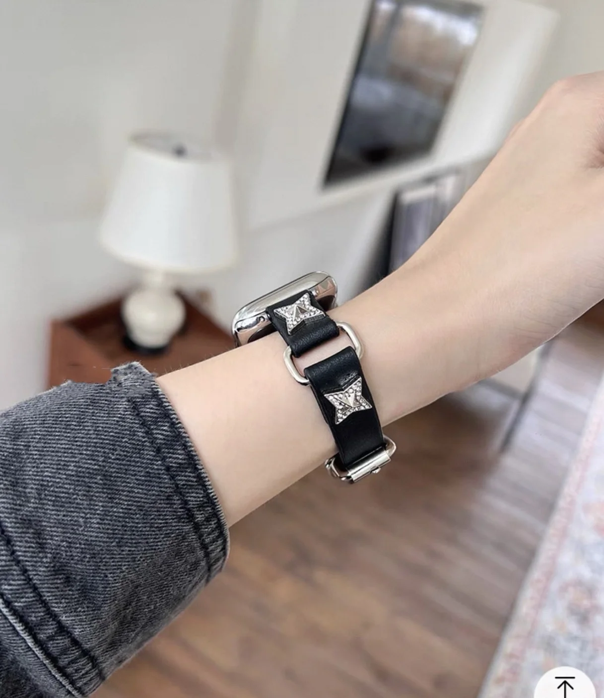 Slim new Leather loop For Apple Watch band women Series Ultra 10/9/8/7 40mm 41mm 42mm 44mm 45mm 46mm Strap