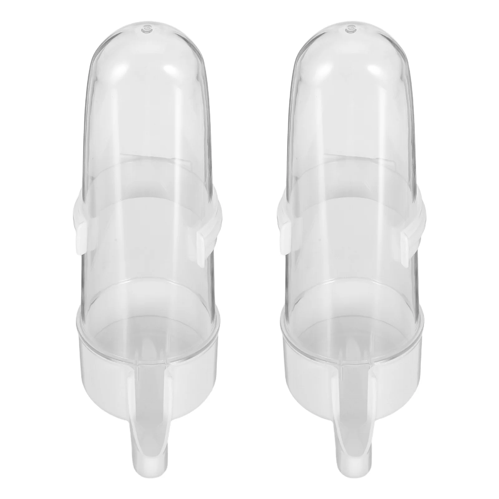 

2pcs Automatic Bird Water Feeder Large Capacity Smart Dispenser For Parrots Pigeons Chickens Outdoor Cage Rainproof Easy Clean