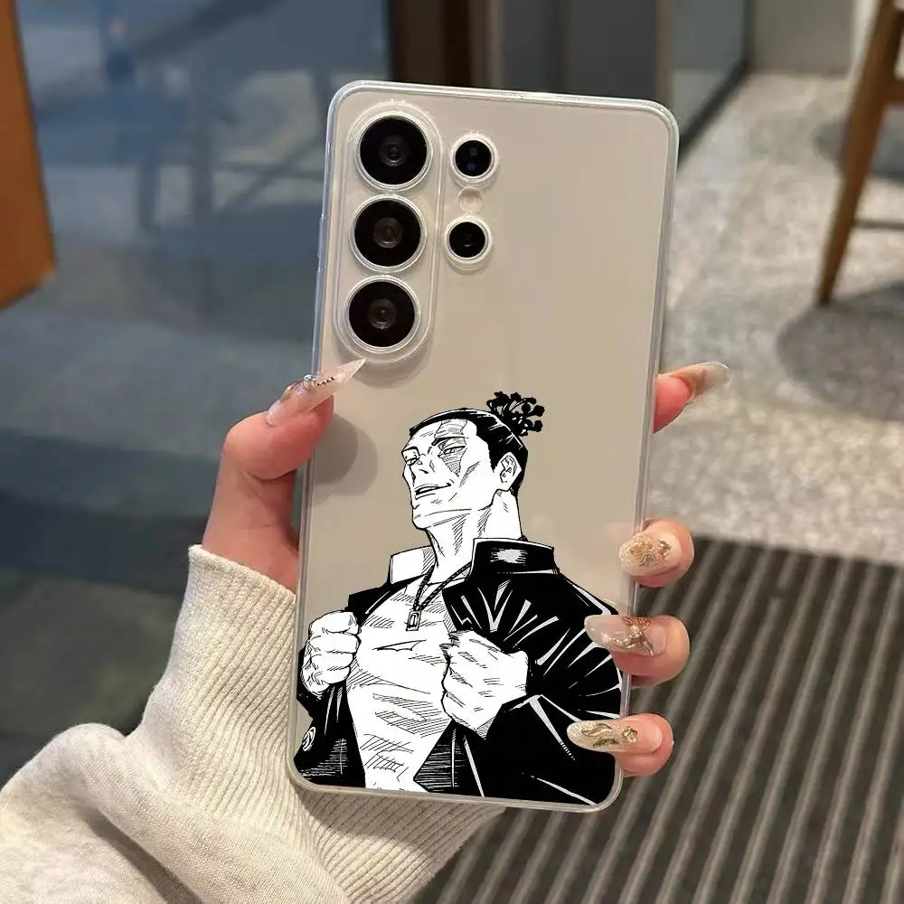 

Aoi Todo Cool Jujutsu Phone Case For Samsung S25,S24,S21,S22,S23,S30,Ultra,S20,Plus,Fe Transparent Cover