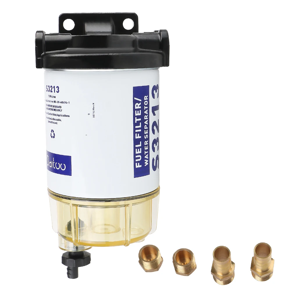 

Fuel Water Separator Filter Assembly Compatible with Outboard Assembly Outboard OMC Marine Engine Boat S3213 Fuel Filter