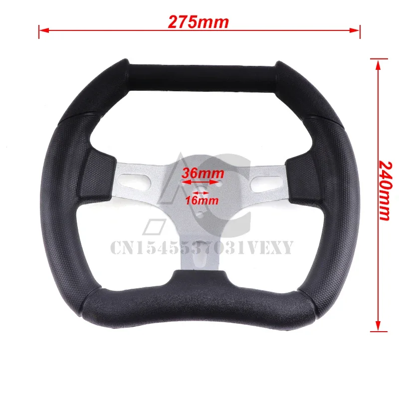 New Kart Steering Wheel Kart Driving Steering Wheel Mower Racing Kart Parts