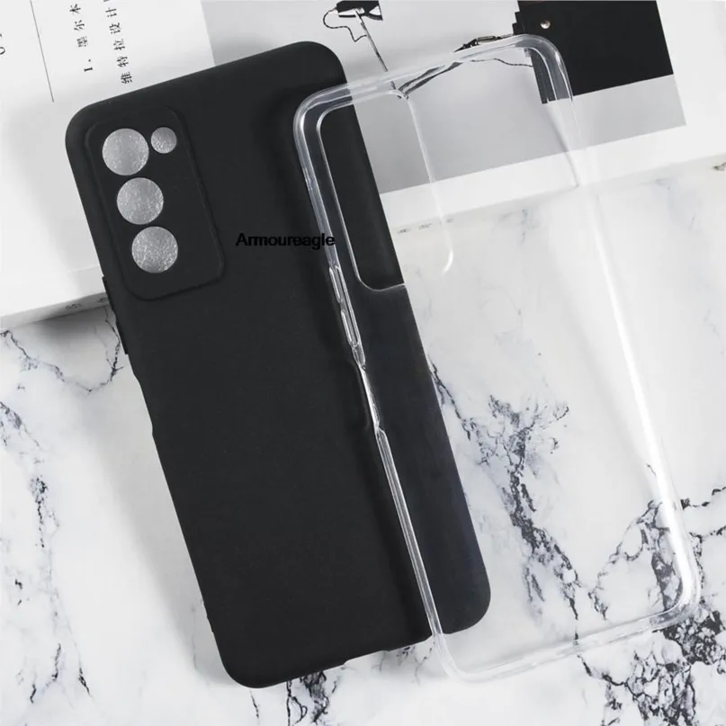 Черный матовый Мягкий защитный чехол из ТПУ для tecno camon 18 ch6 tecno camon 18p ch7n 18t