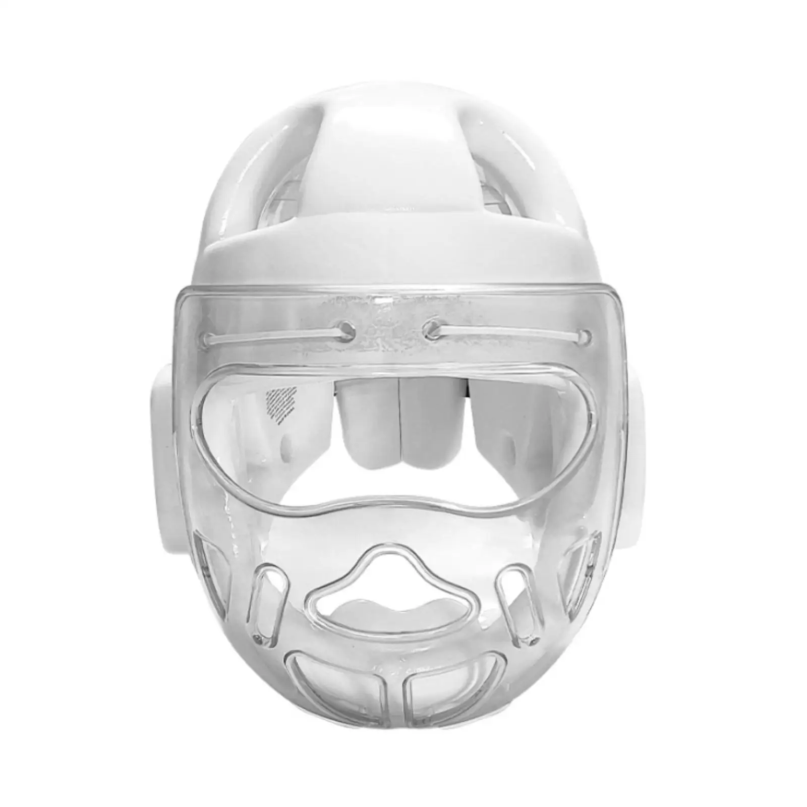 Child Martial Arts Helmet with Face Guard Ventilated Taekwondo Head Protector for Karate Training Gear