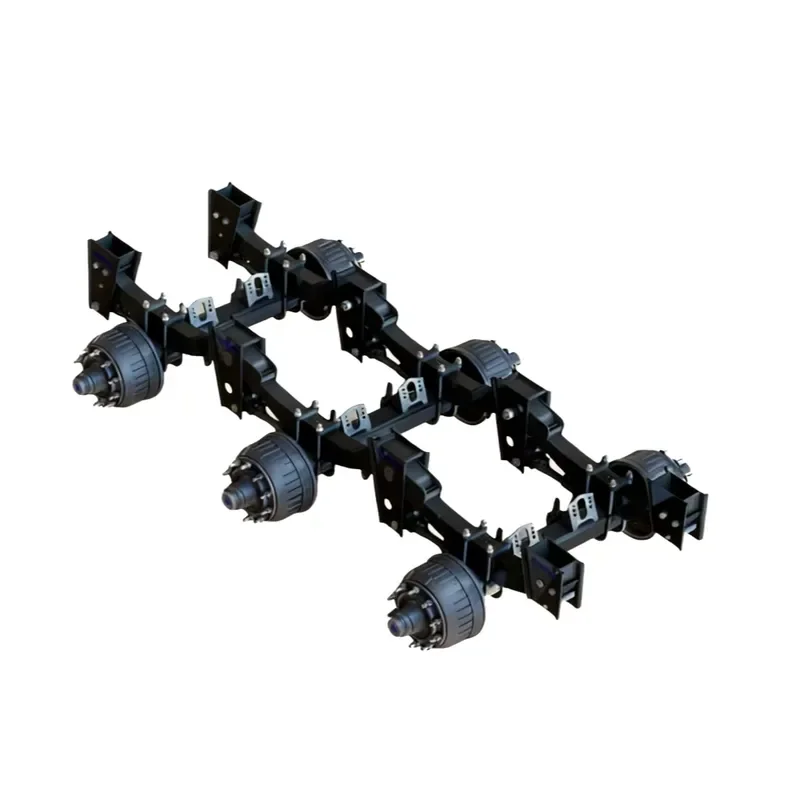 Heavy Duty German Semi Trailer Mechanical Suspension