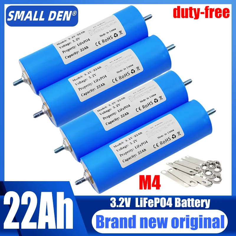 3.2V 22Ah 1-16 pieces Brand new original battery life 4S DIY 12V 24V motorcycle car motor battery phosphate battery monomer